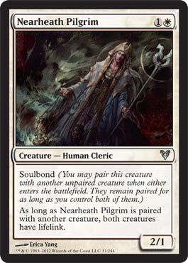 Nearheath Pilgrim (Avacyn Restored) Light Play