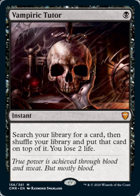 Vampiric Tutor (Commander Legends) Near Mint Foil