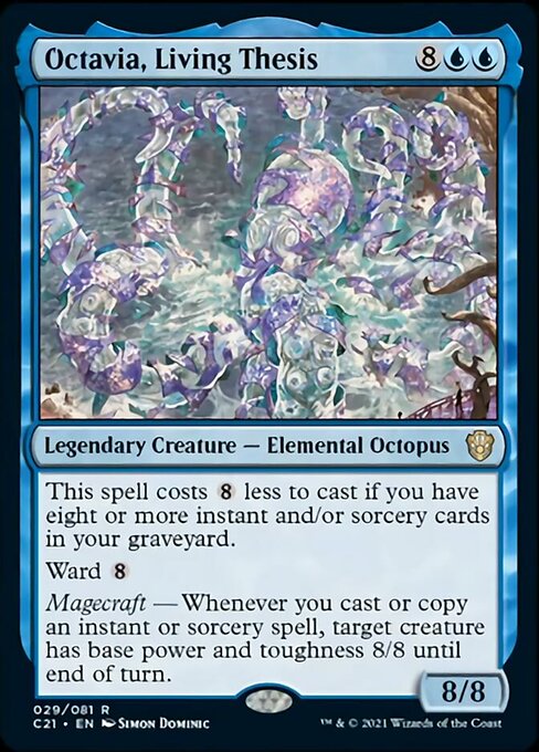 Octavia, Living Thesis (Commander 2021 Strixhaven) Near Mint