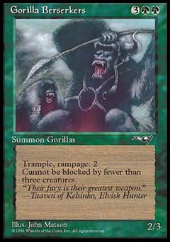Gorilla Berserkers (1) (Alliances) Medium Play