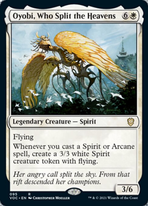 Oyobi, Who Split the Heavens (Commander 2021 Crimson Vow) Near Mint