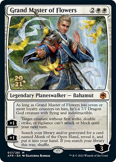 Grand Master of Flowers (Promos: Prerelease Cards) Medium Play Foil