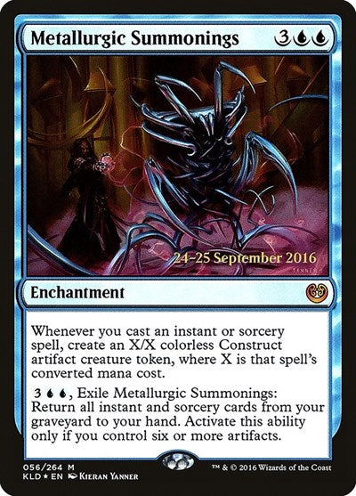 Metallurgic Summonings (Promos: Prerelease Cards) Medium Play Foil