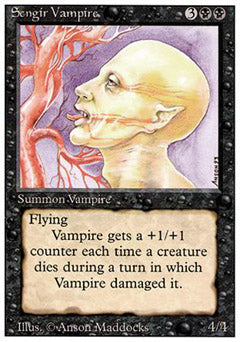 Sengir Vampire (Revised) Light Play
