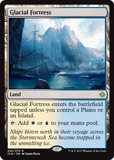 Glacial Fortress (Ixalan) Light Play