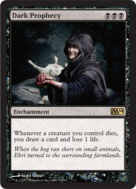 Dark Prophecy (Magic 2014 Core Set) Medium Play Foil