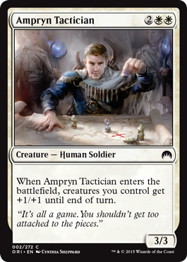 Ampryn Tactician (Magic Origins) Medium Play
