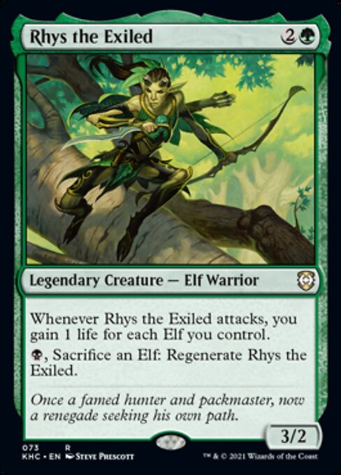 Rhys the Exiled (Commander 2021 Kaldheim) Near Mint