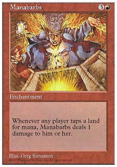 Manabarbs (5th Edition) Medium Play