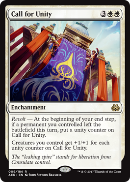Call for Unity (Aether Revolt) Medium Play