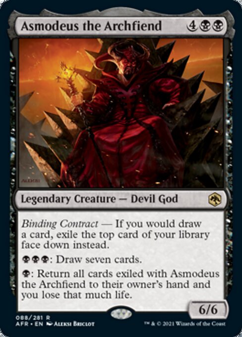 Asmodeus the Archfiend (Adventures in the Forgotten Realms) Light Play