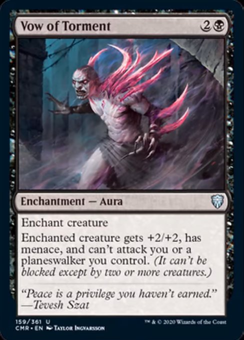 Vow of Torment (Commander Legends) Near Mint Foil
