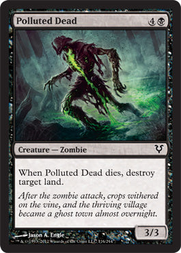 Polluted Dead (Avacyn Restored) Medium Play