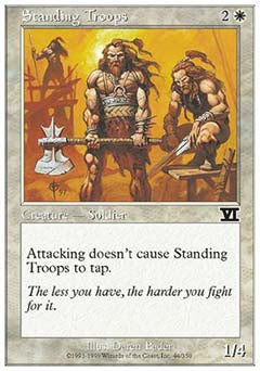 Standing Troops (Classic 6th Edition) Medium Play