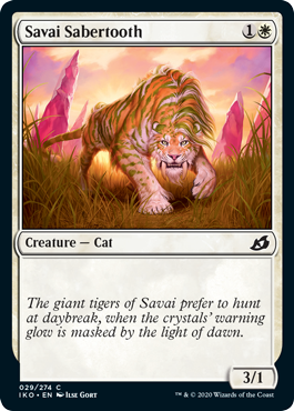 Savai Sabertooth (Ikoria: Lair of Behemoths) Near Mint