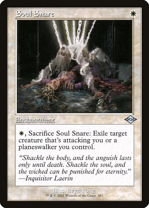 Soul Snare (Retro Frame) (Foil Etched) (Modern Horizons 2) Near Mint Foil