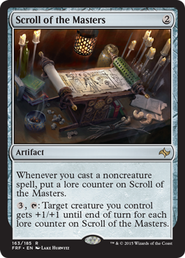 Scroll of the Masters (Fate Reforged) Light Play