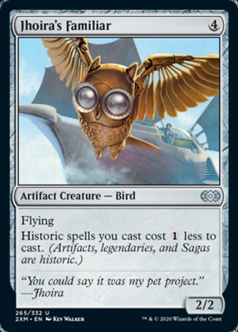 Jhoira's Familiar (Double Masters) Light Play