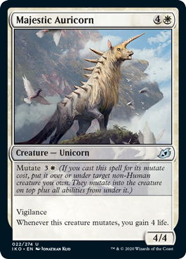 Majestic Auricorn (Ikoria: Lair of Behemoths) Near Mint Foil