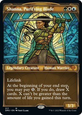 Shanna, Purifying Blade (Showcase) (Dominaria United) Near Mint