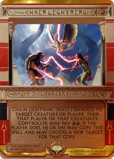 Chain Lightning (Amonkhet Invocations) Near Mint Foil