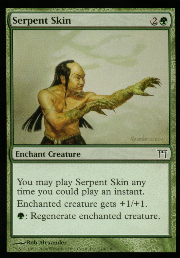 Serpent Skin (Champions of Kamigawa) Medium Play