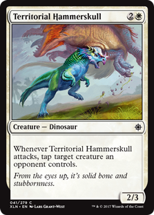 Territorial Hammerskull (Ixalan) Light Play