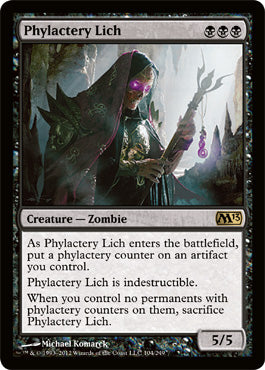 Phylactery Lich (Magic 2013 Core Set) Medium Play
