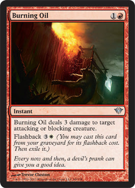 Burning Oil (Dark Ascension) Near Mint