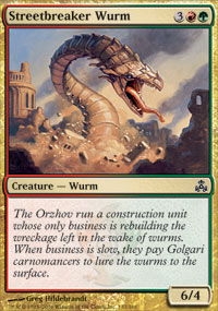 Streetbreaker Wurm (Guildpact) Damaged / Poor