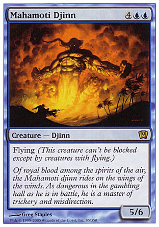 Mahamoti Djinn (9th Edition) Medium Play Foil
