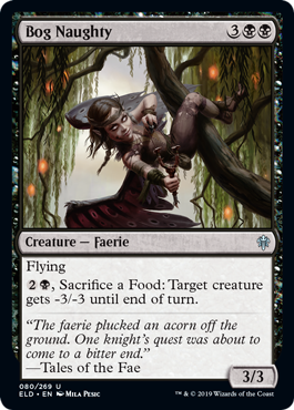 Bog Naughty (Throne of Eldraine) Near Mint