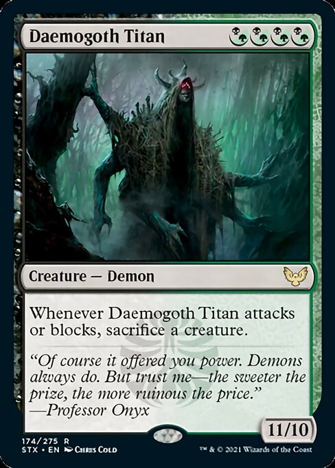 Daemogoth Titan (Strixhaven) Near Mint