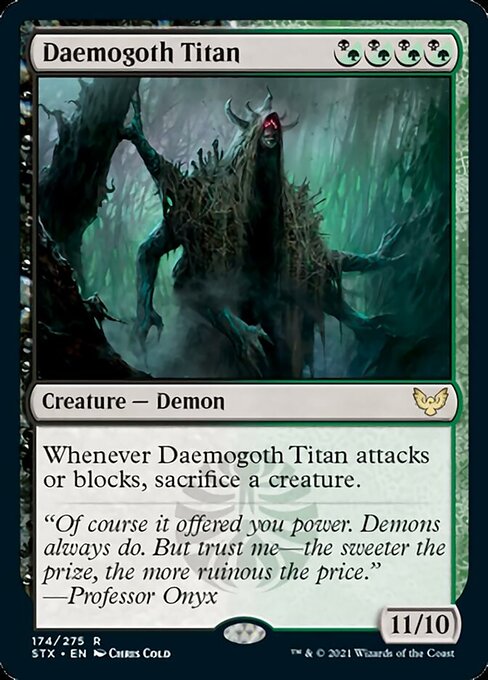 Daemogoth Titan (Strixhaven) Damaged / Poor