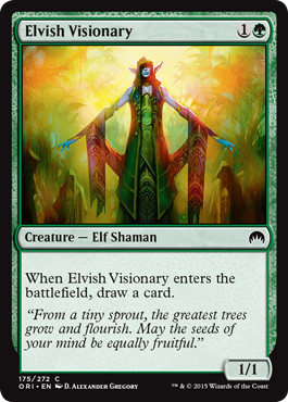 Elvish Visionary (Magic Origins) Medium Play