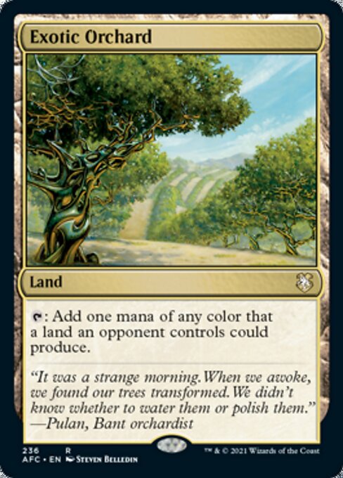 Exotic Orchard (Commander 2021 Forgotten Realms) Near Mint