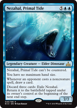Nezahal, Primal Tide (Rivals of Ixalan) Near Mint