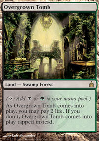 Overgrown Tomb (Ravnica) Light Play
