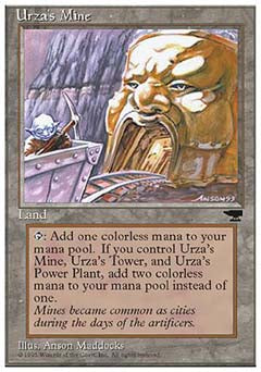 Urza's Mine (Mouth) (Chronicles) Medium Play