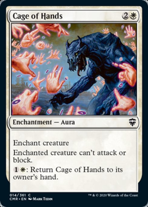 Cage of Hands (Commander Legends) Near Mint Foil