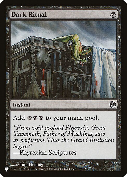 Dark Ritual (The List) Near Mint