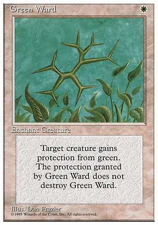 Green Ward (4th Edition) Medium Play