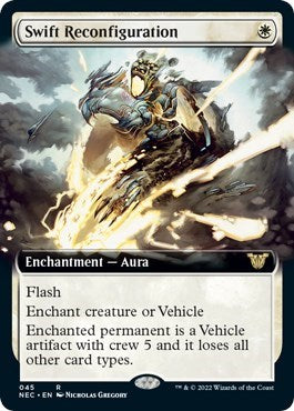 Swift Reconfiguration (Extended Art) (Commander: Kamigawa: Neon Dynasty) Near Mint