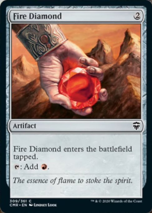 Fire Diamond (Commander Legends) Light Play Foil