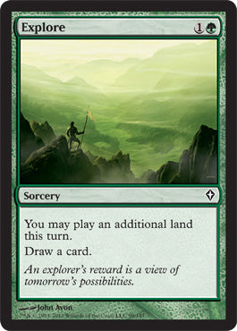Explore (Worldwake) Medium Play Foil