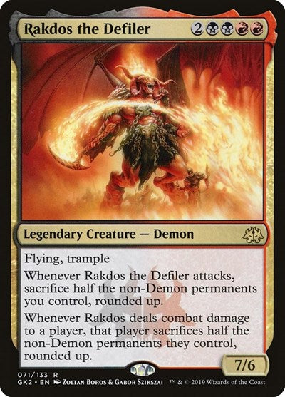 Rakdos the Defiler (Ravnica Allegiance: Guild Kits) Near Mint