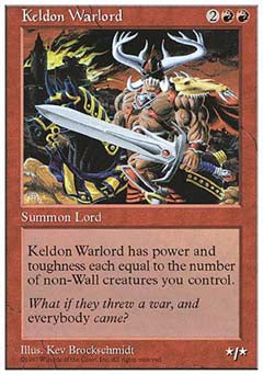 Keldon Warlord (5th Edition) Near Mint