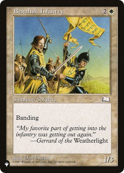Benalish Infantry (The List) Near Mint