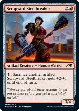 Scrapyard Steelbreaker (Kamigawa: Neon Dynasty) Near Mint Foil