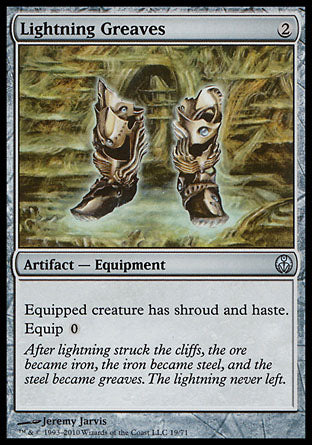 Lightning Greaves (Duel Decks: Phyrexia vs The Coalition) Medium Play